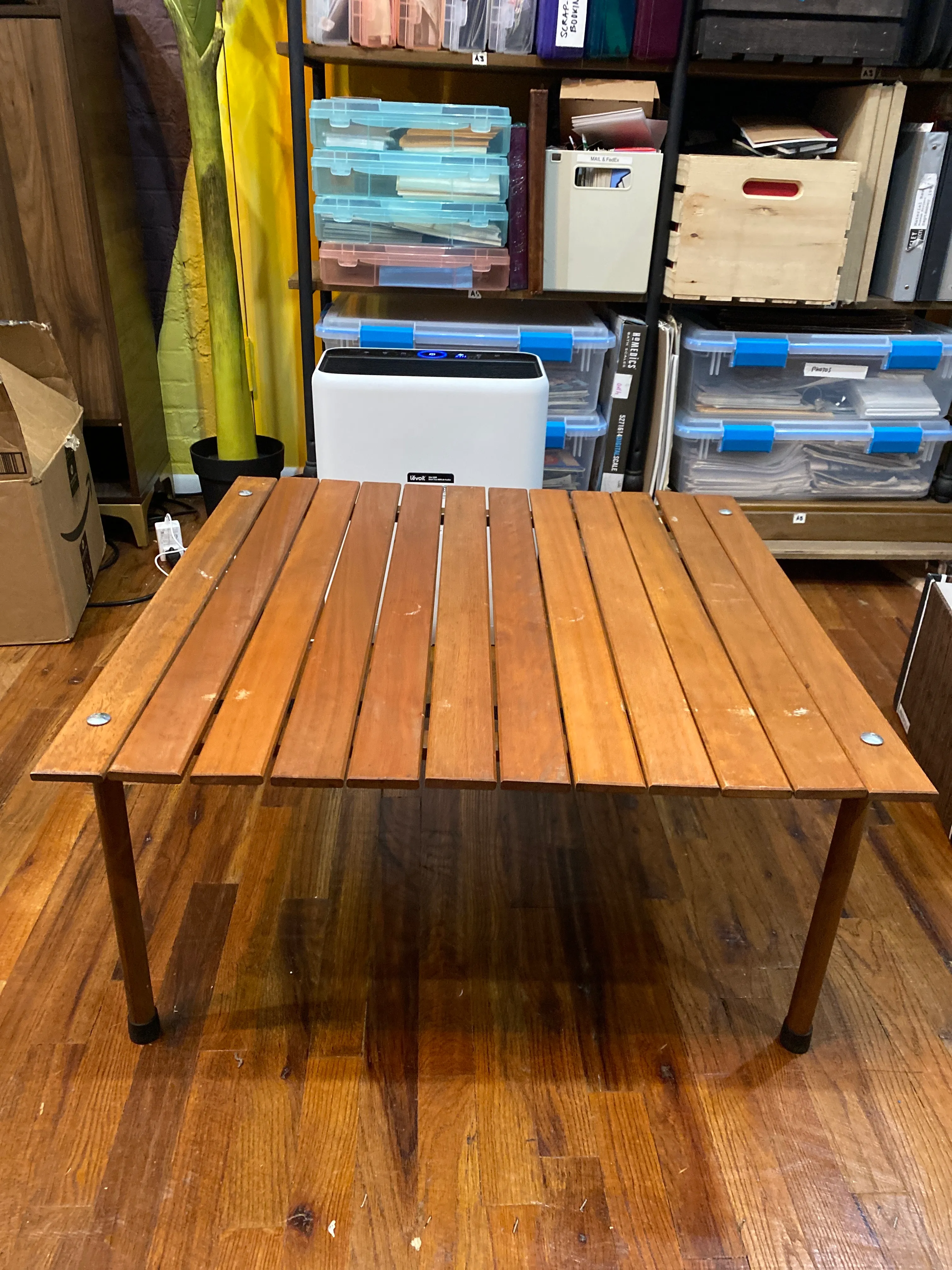 Collapsible Wood Coffee Table