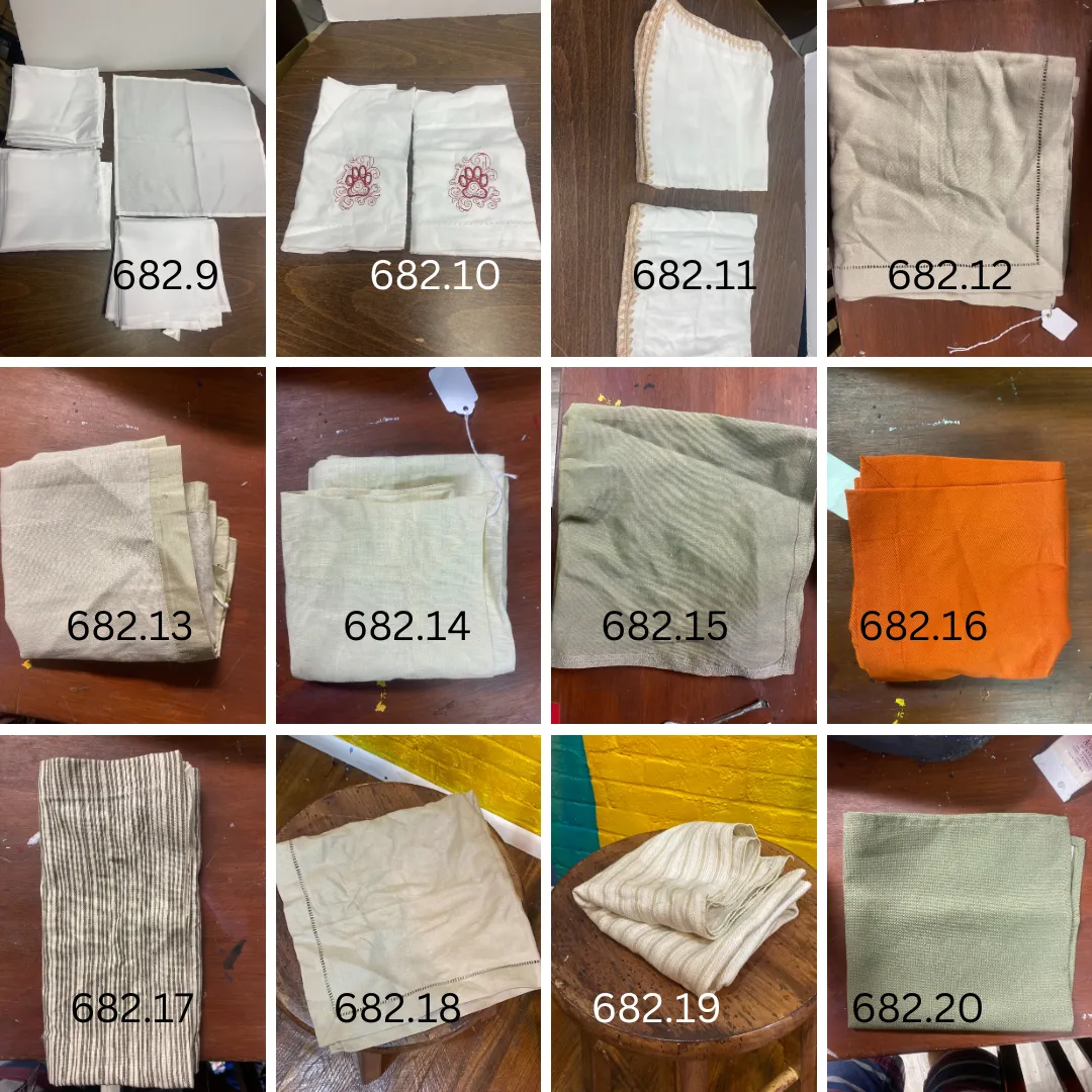 Hand Towels, Cloth Napkins & Handkerchiefs 