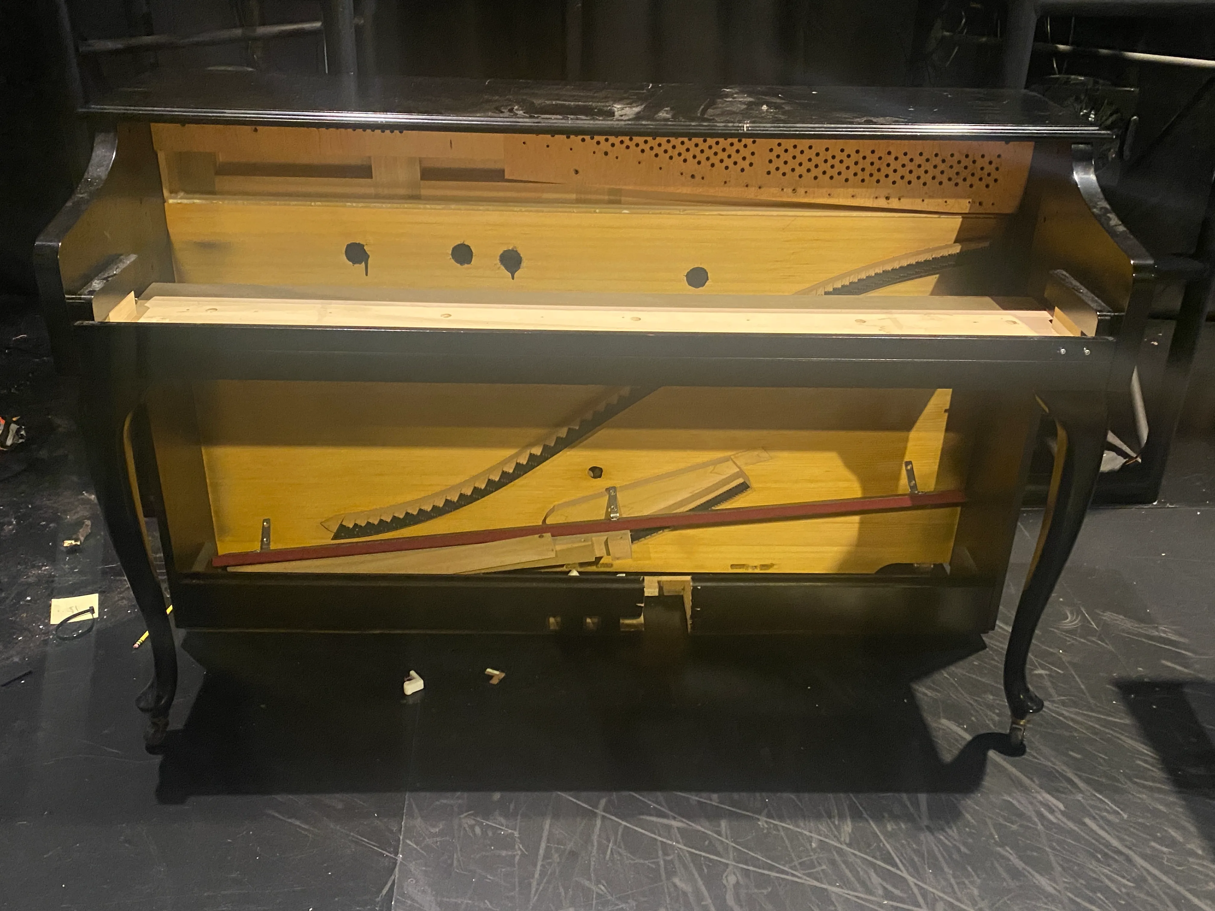 Gutted Piano with No Keys