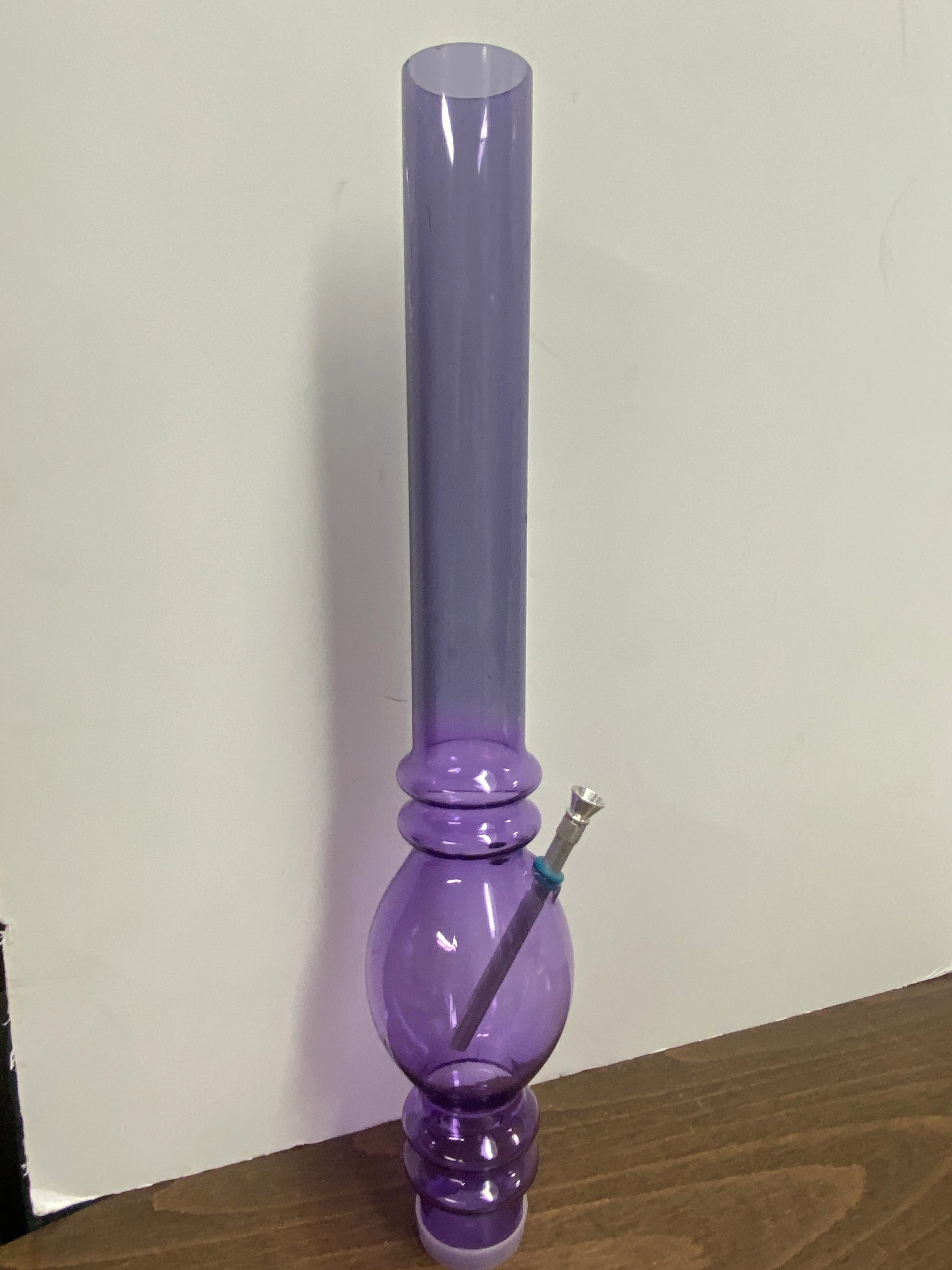 Purple Plastic Bong
