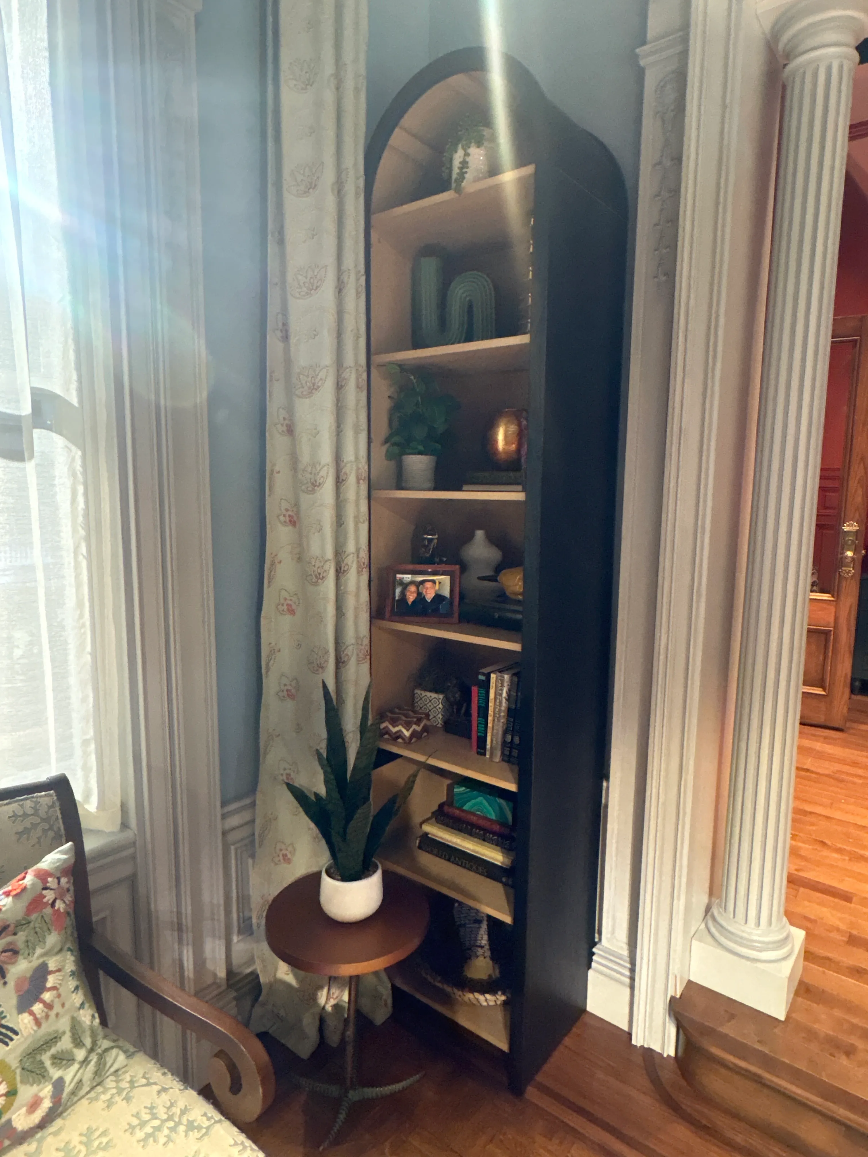 Modern Black Bookcase
