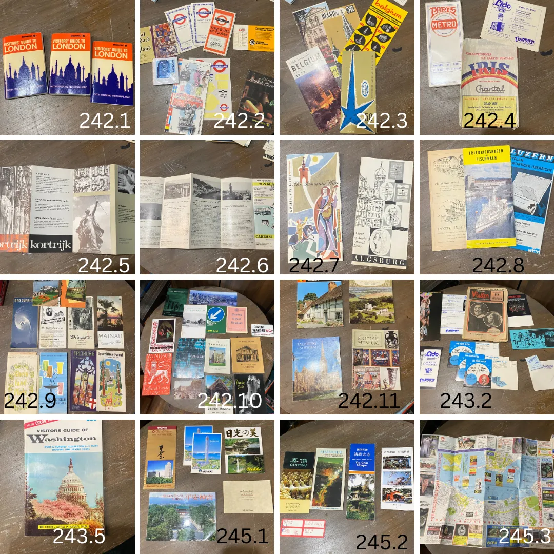 Miscellaneous World Travel Paper Props