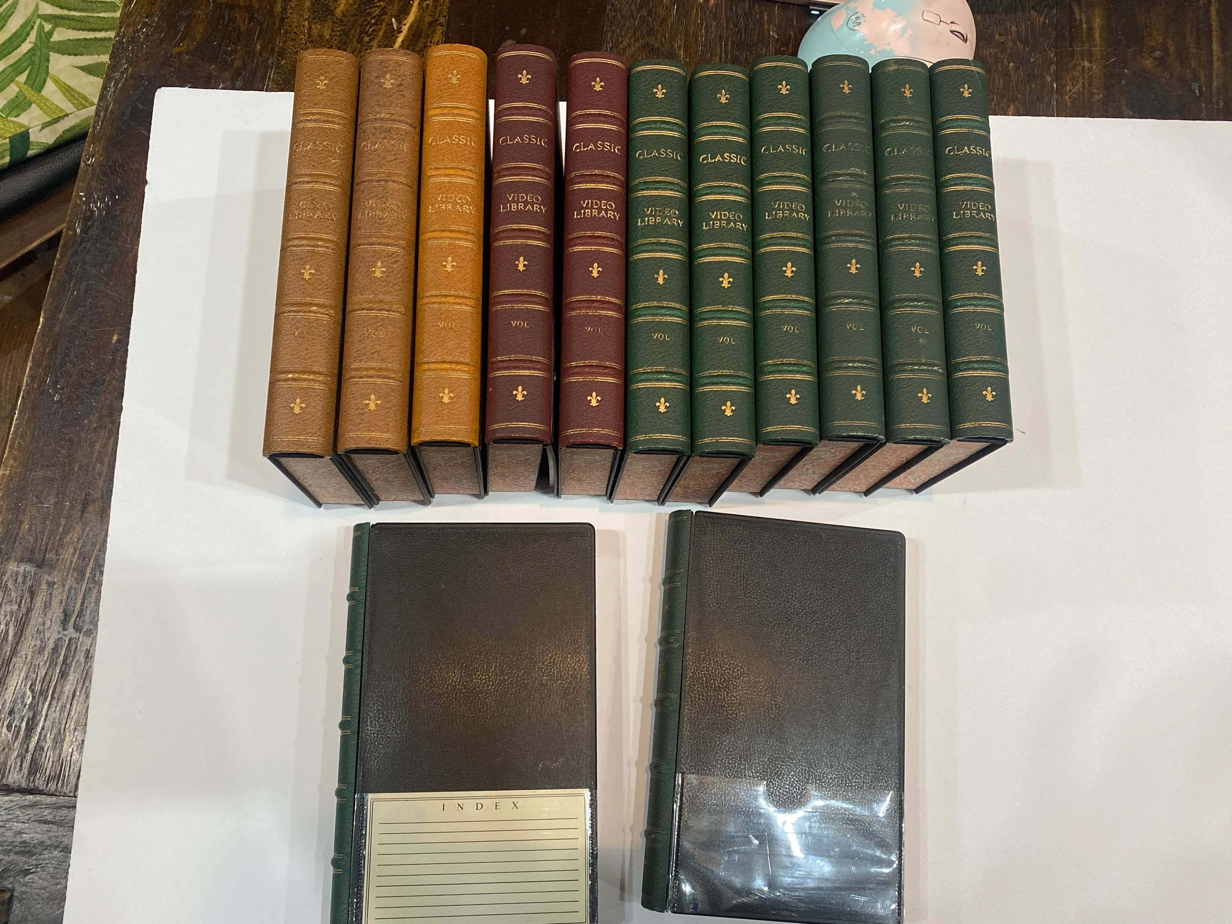 Plastic Hollow Hardcover books, 