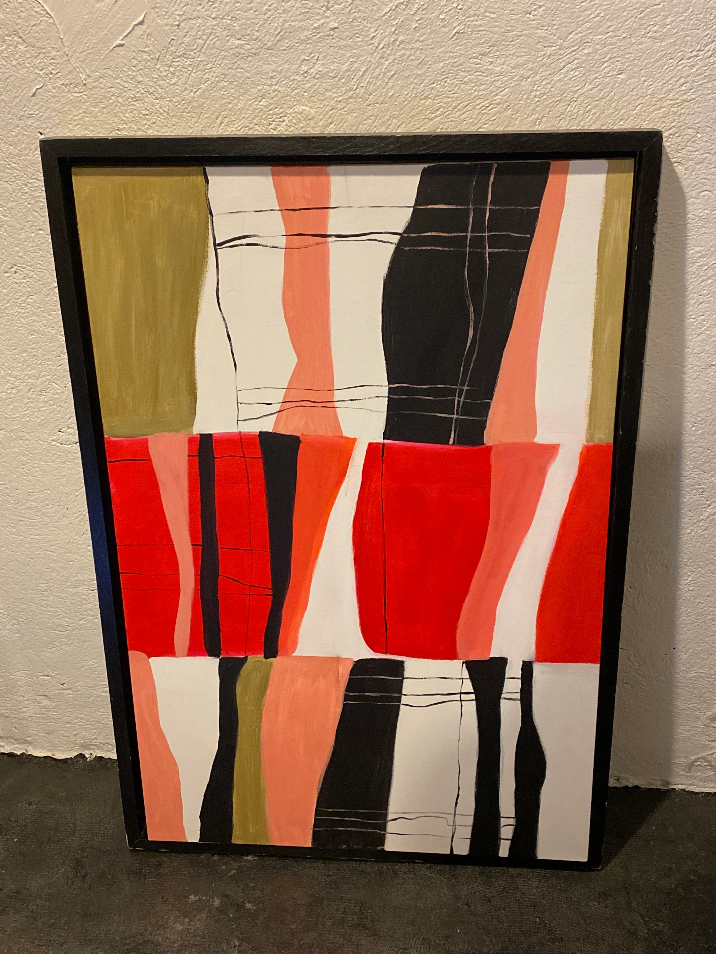 Red/White/Pink abstract