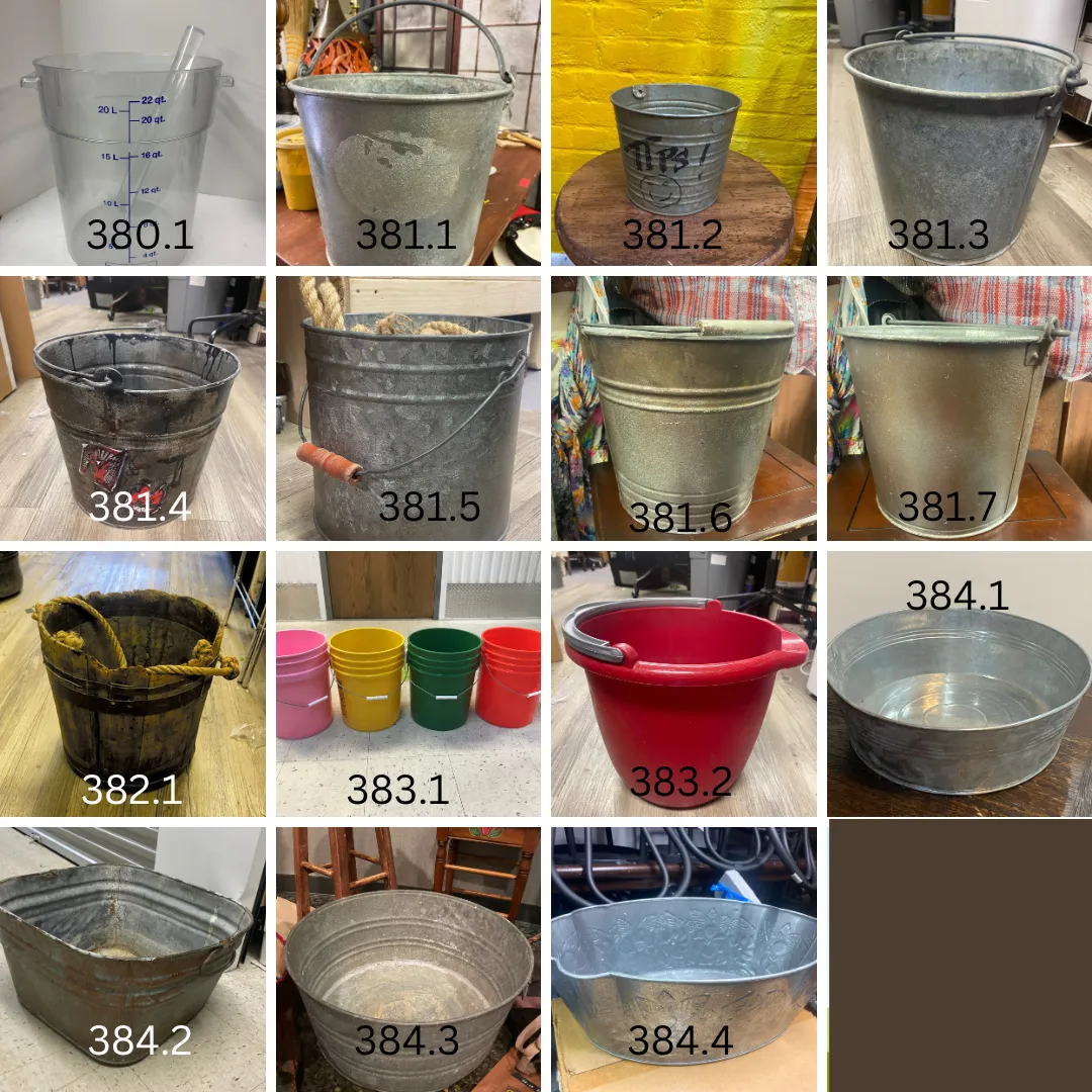 Buckets & Washbins