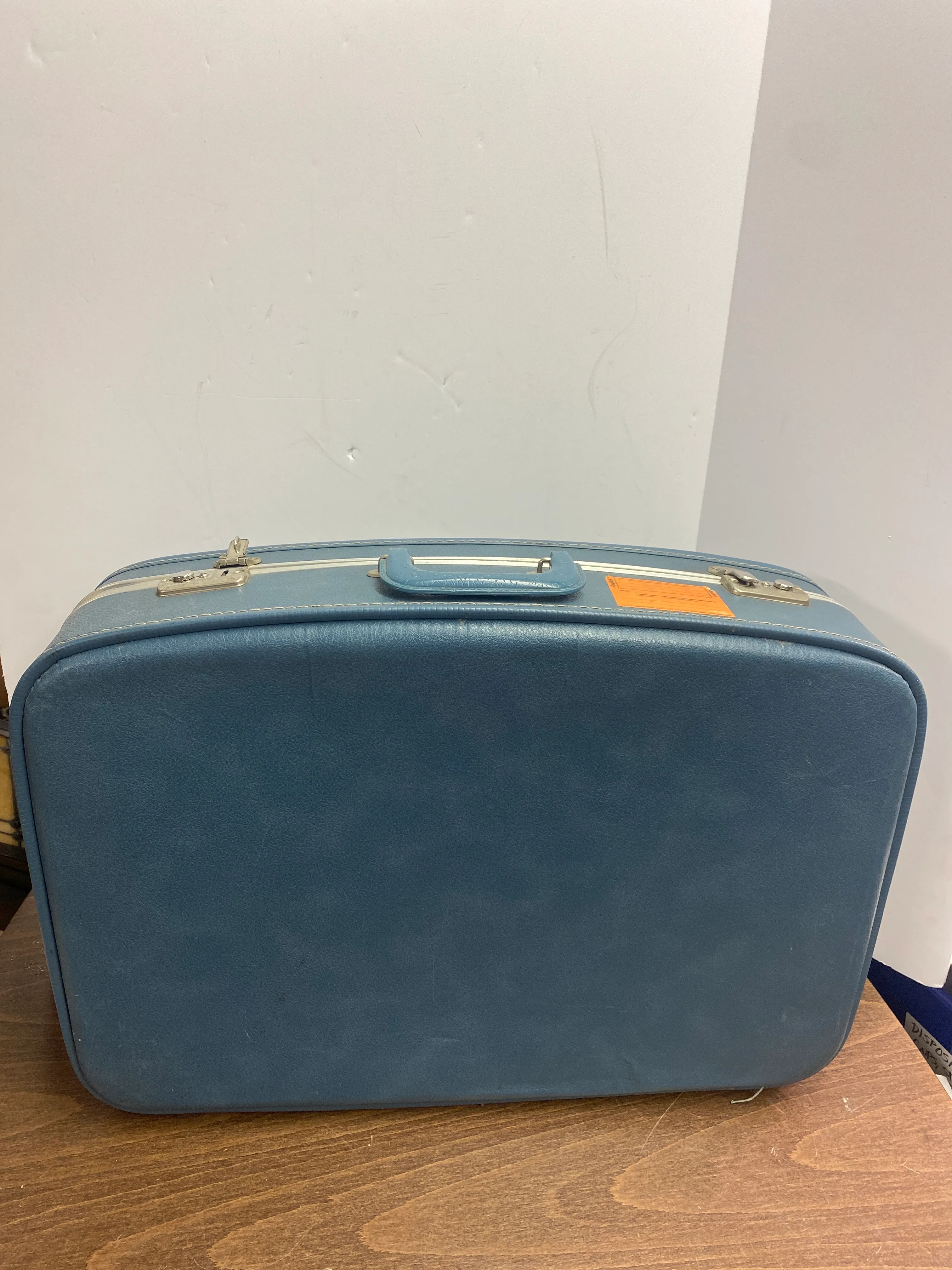 Blue 1960s Suitcase