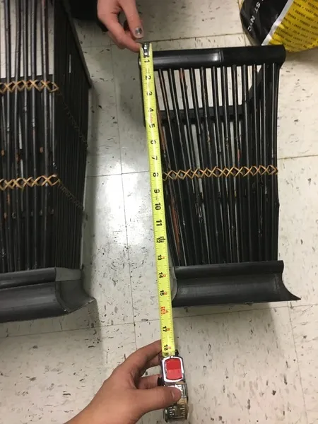 Small Black Rattan Umbrella Stand