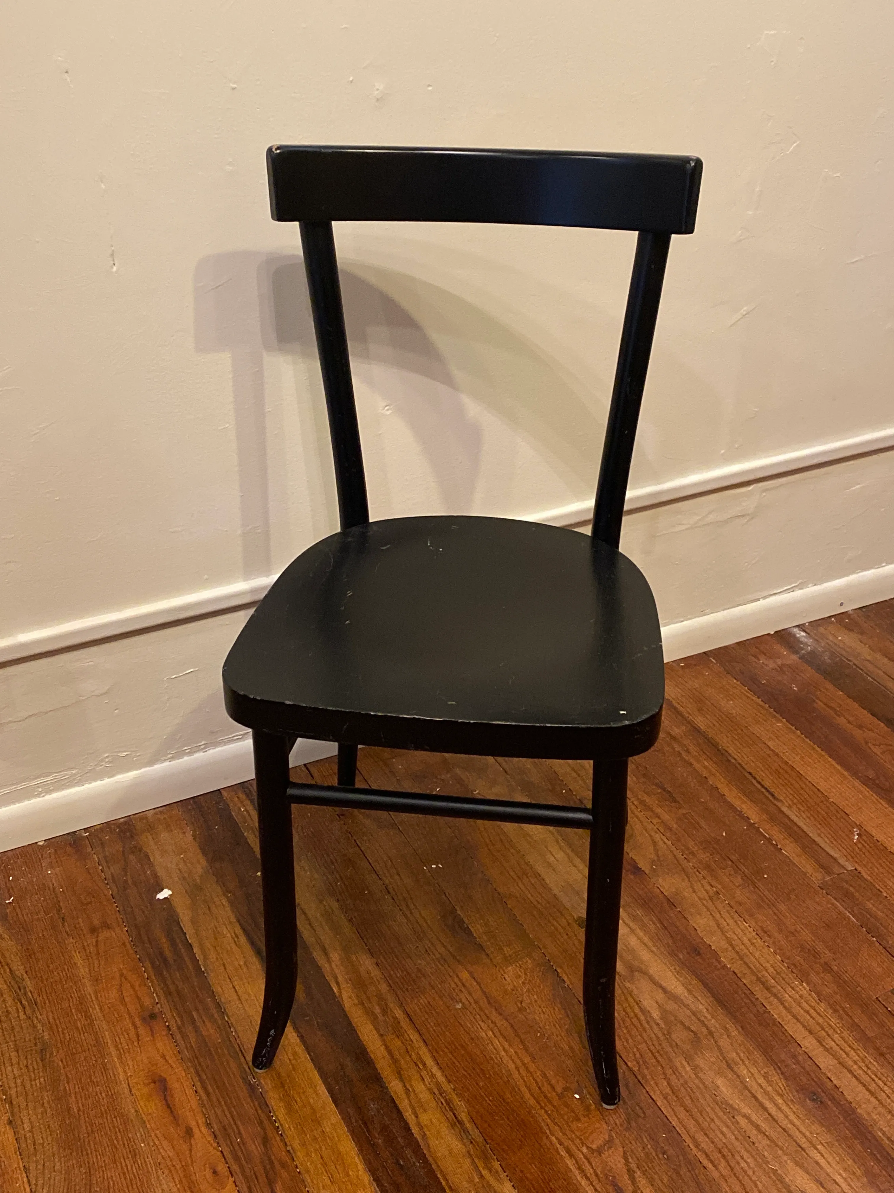 Black Curved Back Bentwood Chairs