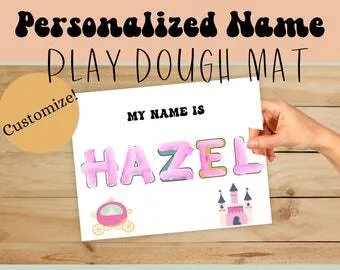 Personalized Dough mats