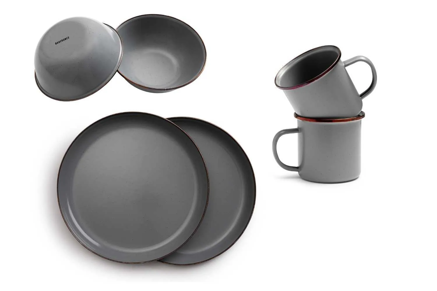 Dish and Silverware Set for 2 people