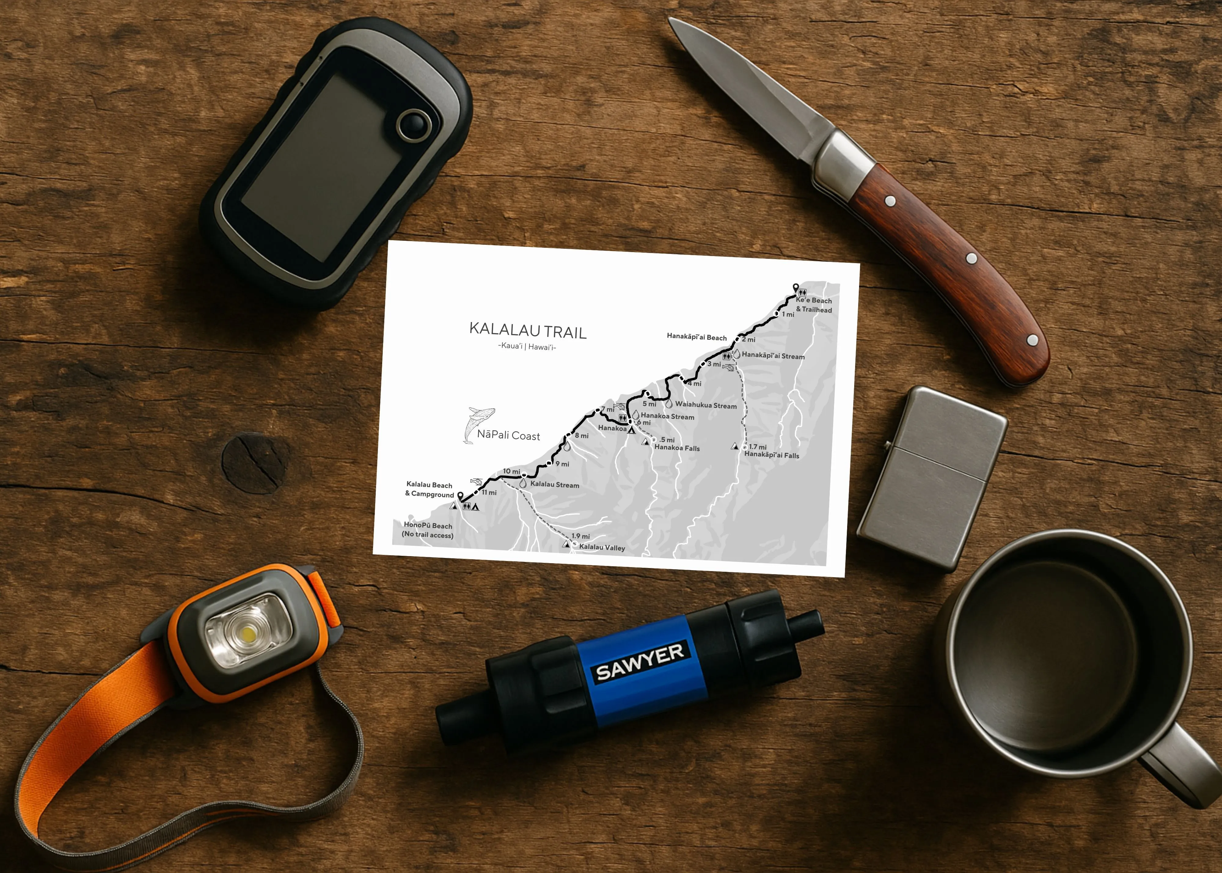 Kalalau Trail Maps