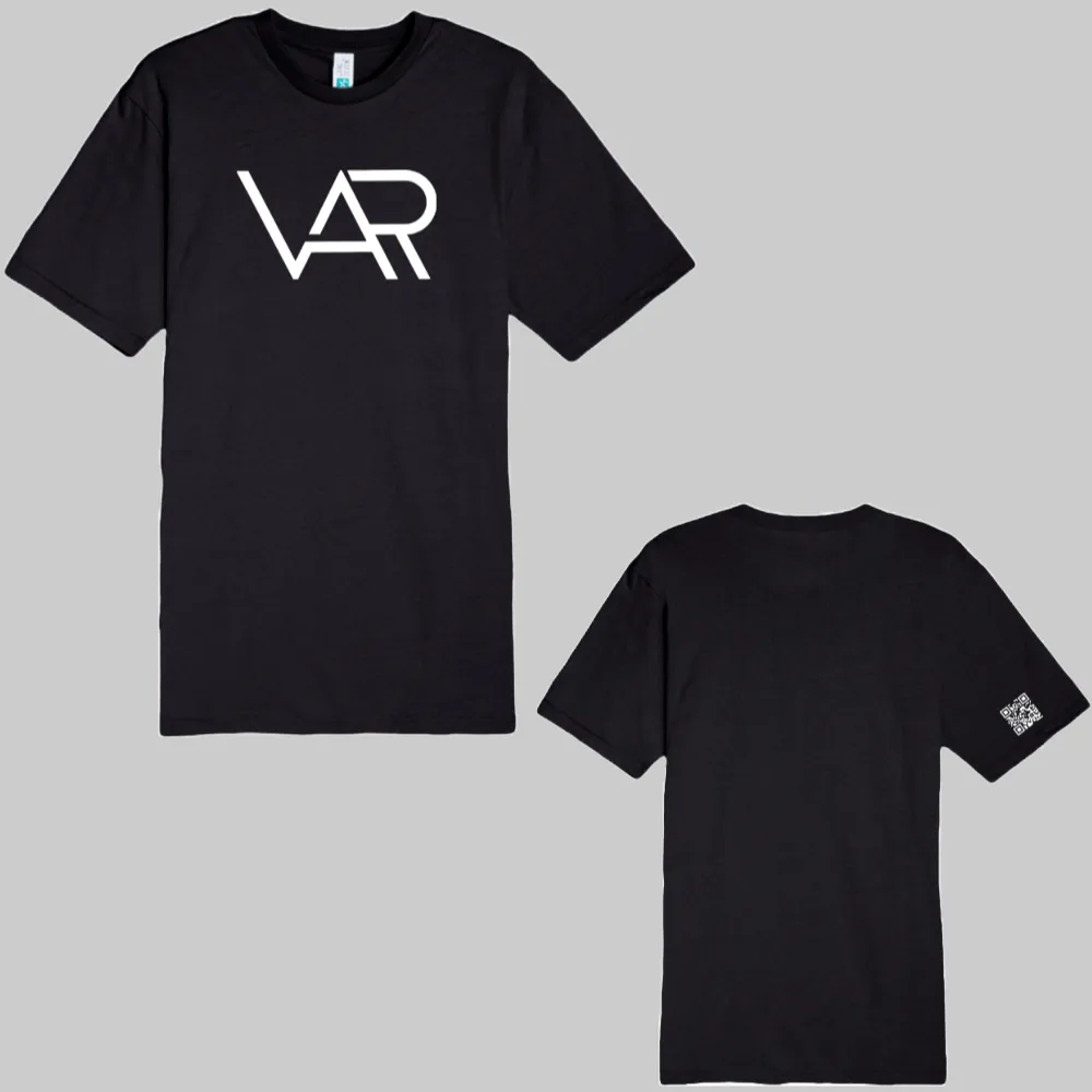 Black VAR T-Shirt w/White QR