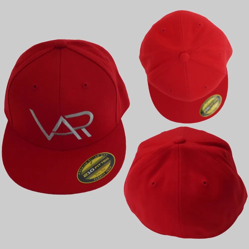 Red VAR Flexfit Ballcap w/Grey Stitched Logo