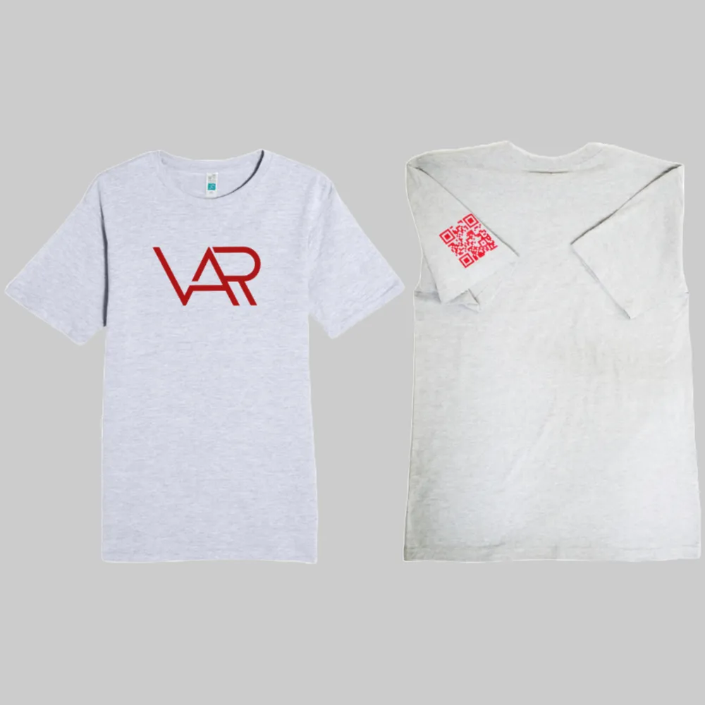 Grey VAR T-Shirt w/Red QR