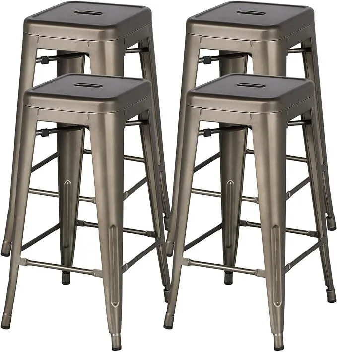 30" Gun Metal Barstool