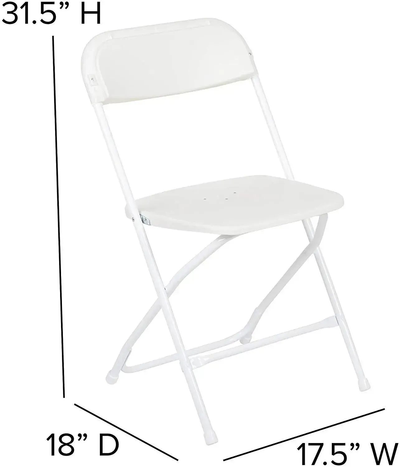 White Folding Chair