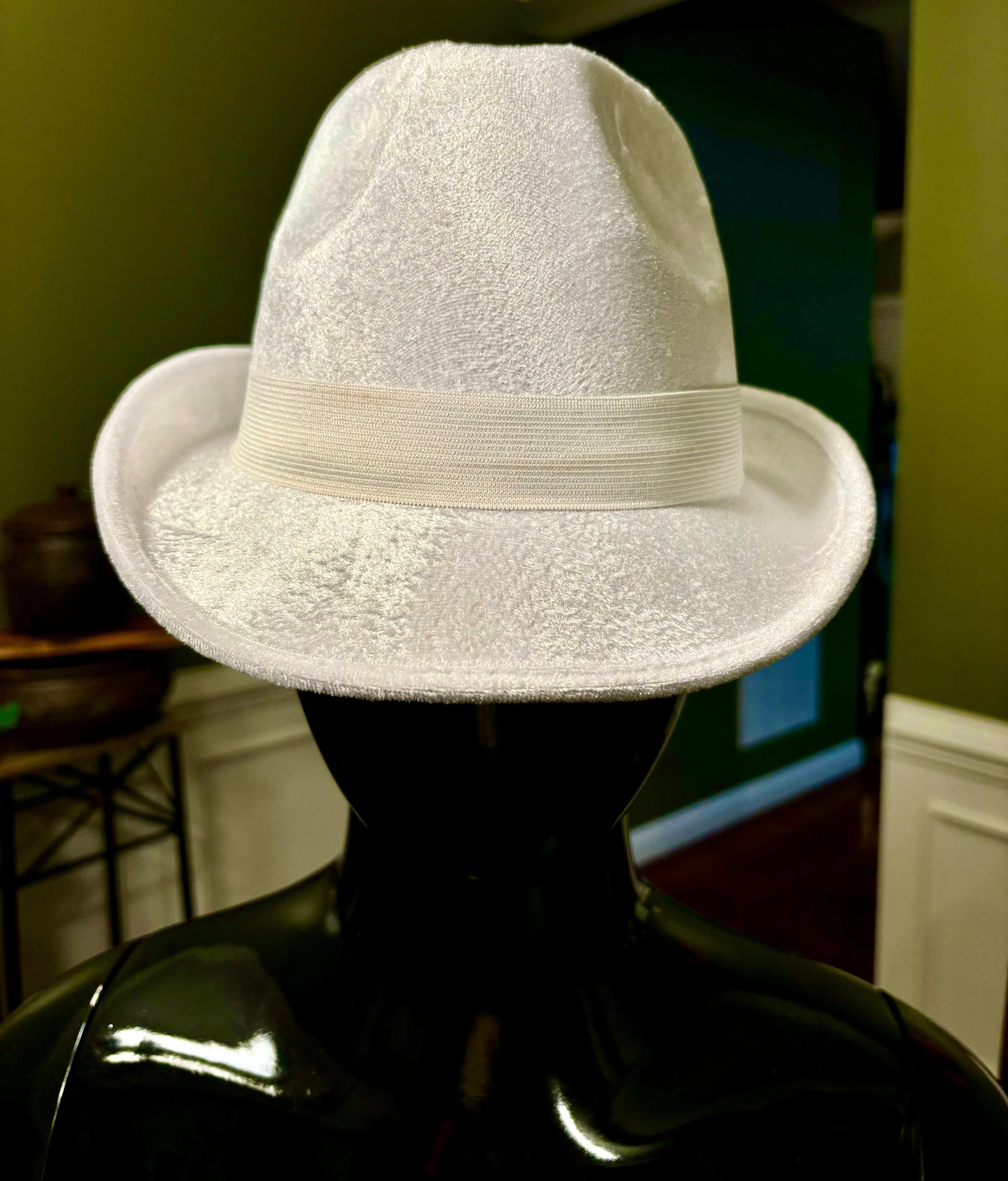 White Party Hat for Photo Prop