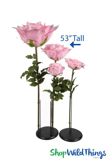 Giant Silk Pink Rose