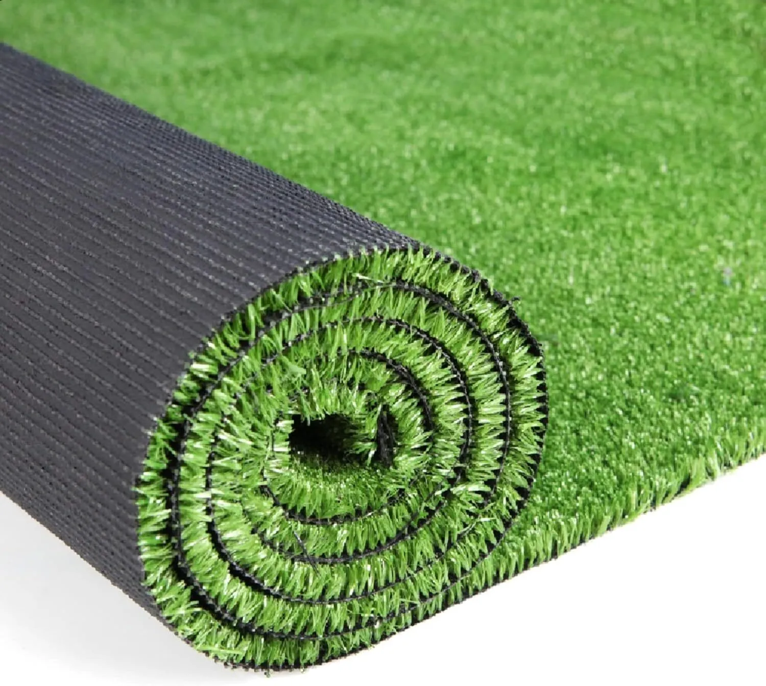 Artificial Grass Turf, 1ft x 15ft 0.4" Pile Height, Indoor Outdoor Fake Astroturf Rug Carpet Mat for Balcony Decor Backyard Patio Backdrop Fence Wall