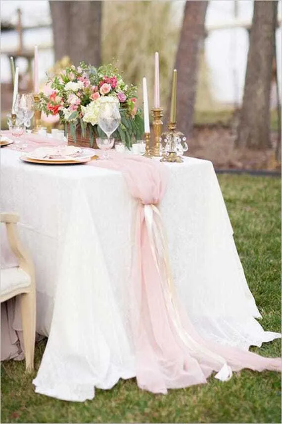 White Sequin Tablecloth 120" Round Sequin Tablecloth Shimmer Table Cloth Sparkly Drape Table Cover Decorations for Engagement Weddings Party Baby Bridal Shower Decorations