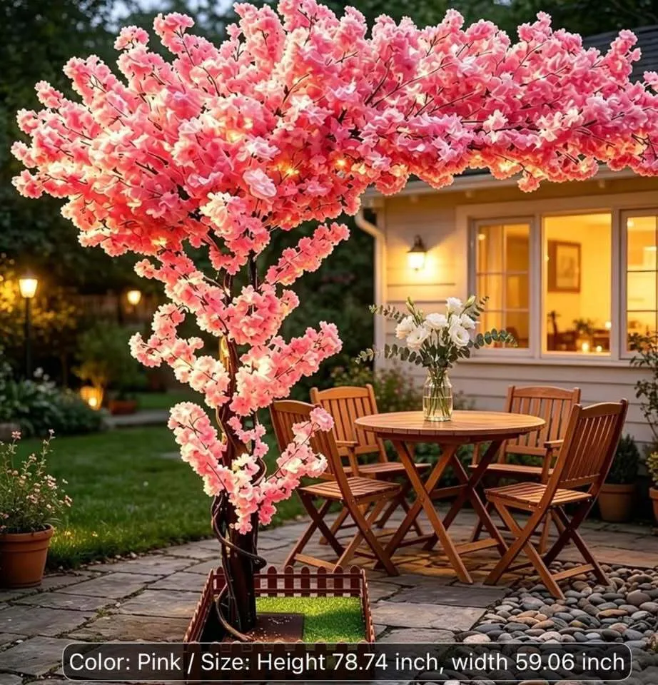 Artificial Cherry Blossom Tree Pink