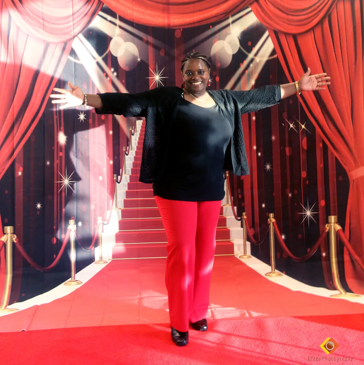 Red Custom 10X10ft Red Carpet