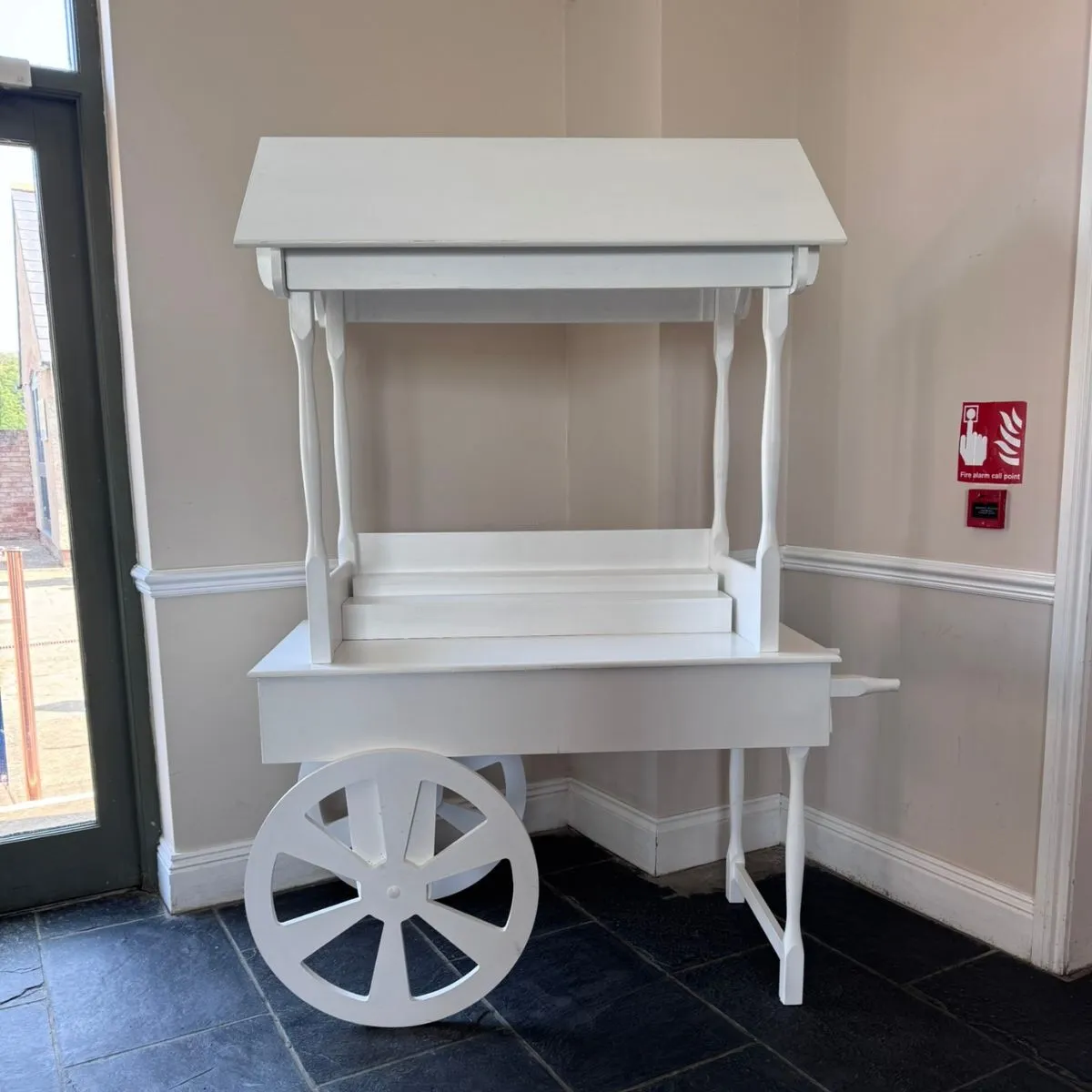 White Sweet Cart Hire