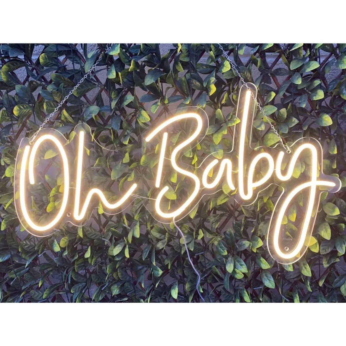 Oh Baby - Neon Sign