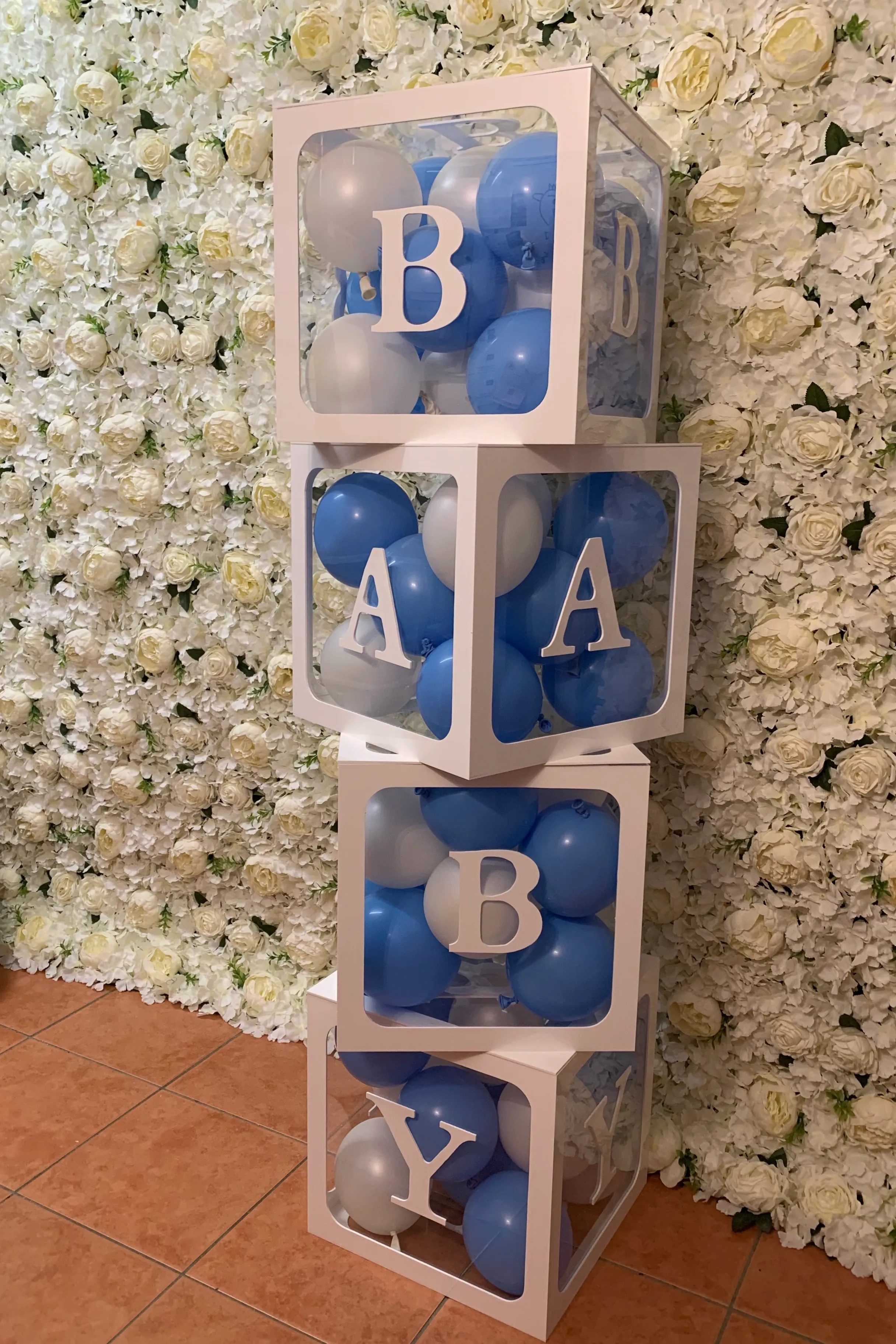 Giant Perspex Baby Blocks Hire