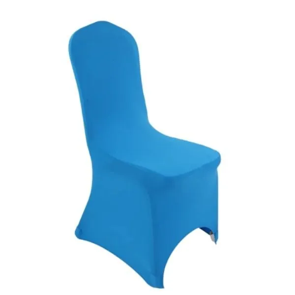 Turquoise Lycra Stretch Spandex Chair Cover Hire