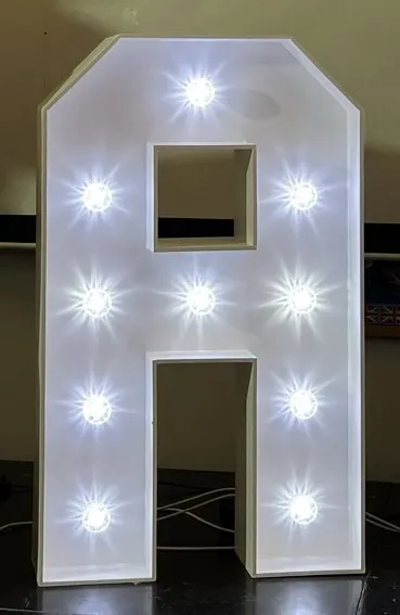 Light Up Letter - A
