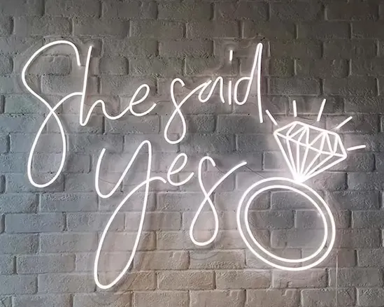 She Said Yes - Neon Sign