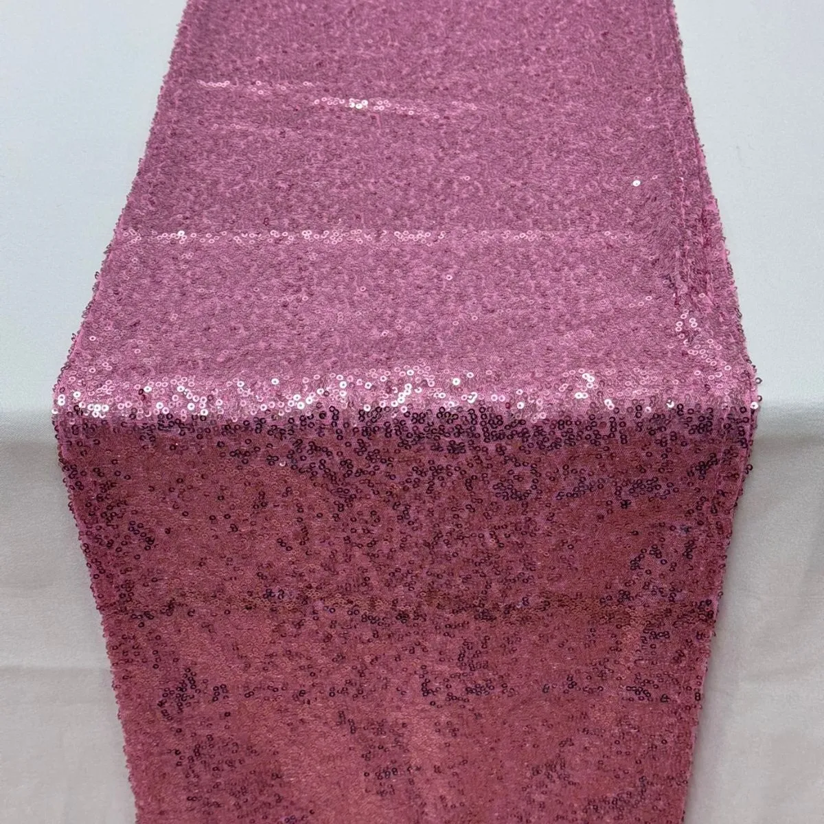 Pink Sequin Table Runner Hire