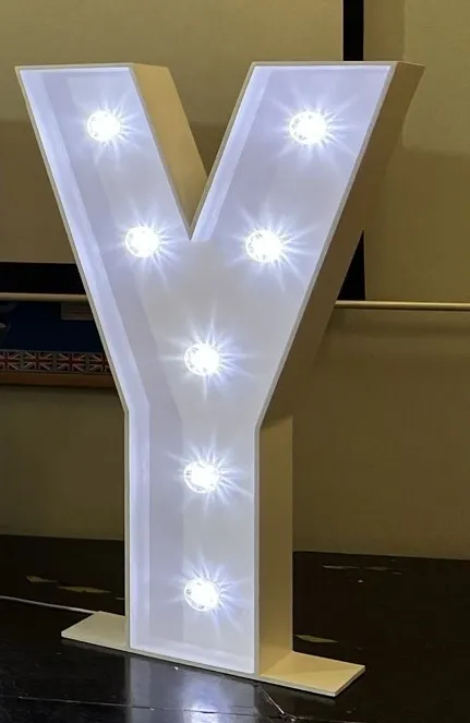 Light Up Letter - Y