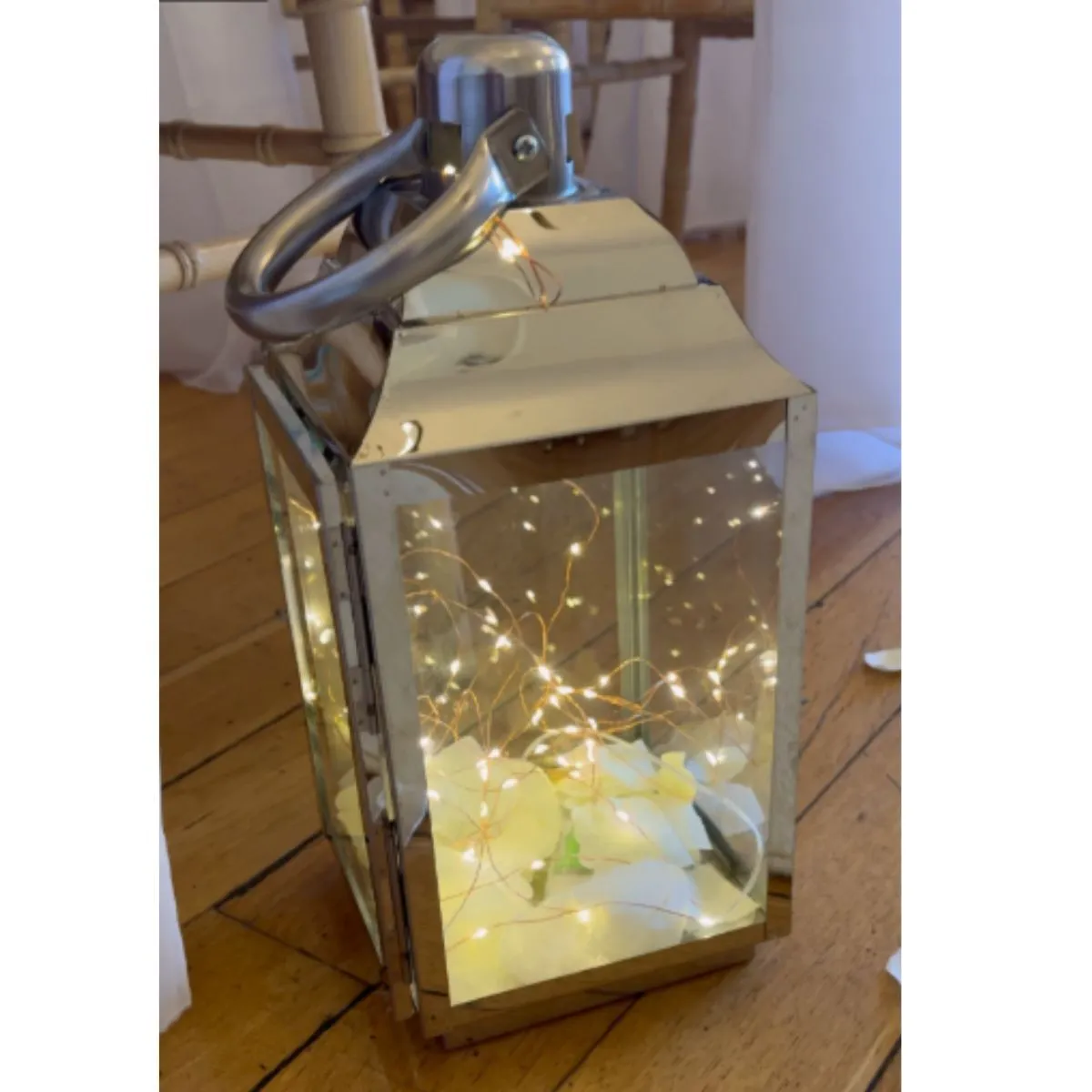 Silver Lantern & Fairy Lights For Hire