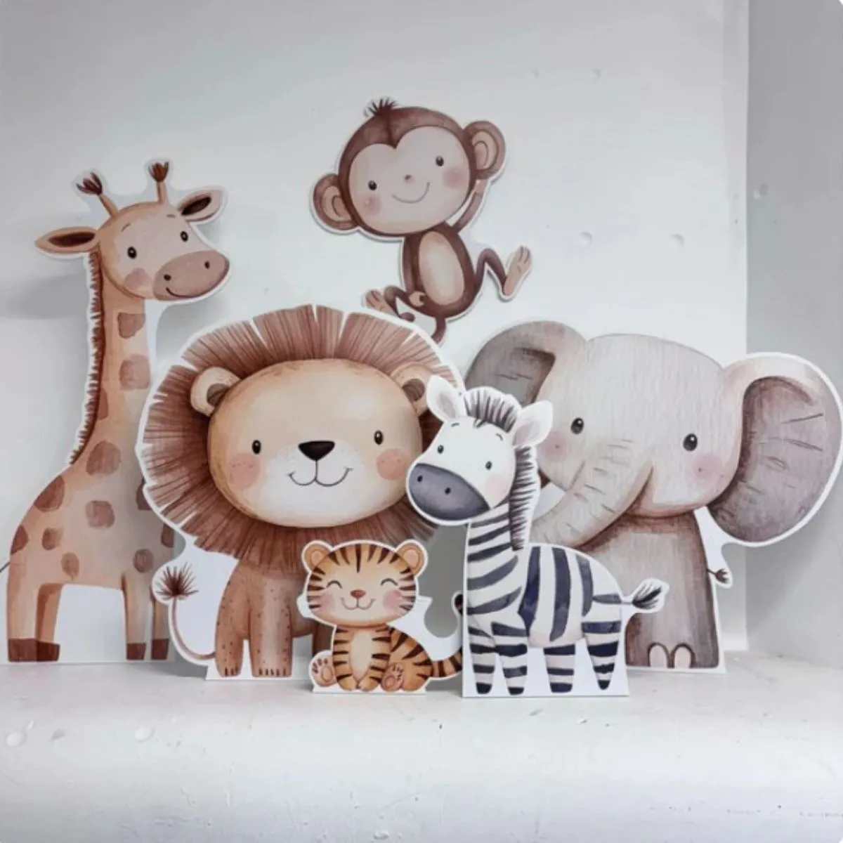 Cute Safari Friends Foam Prop For Hire