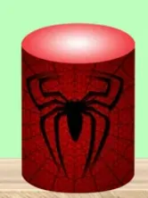 75cm Spiderman Black spider Cake Cylinder Cover