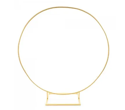 Round Gold Metal Hoop - Hire