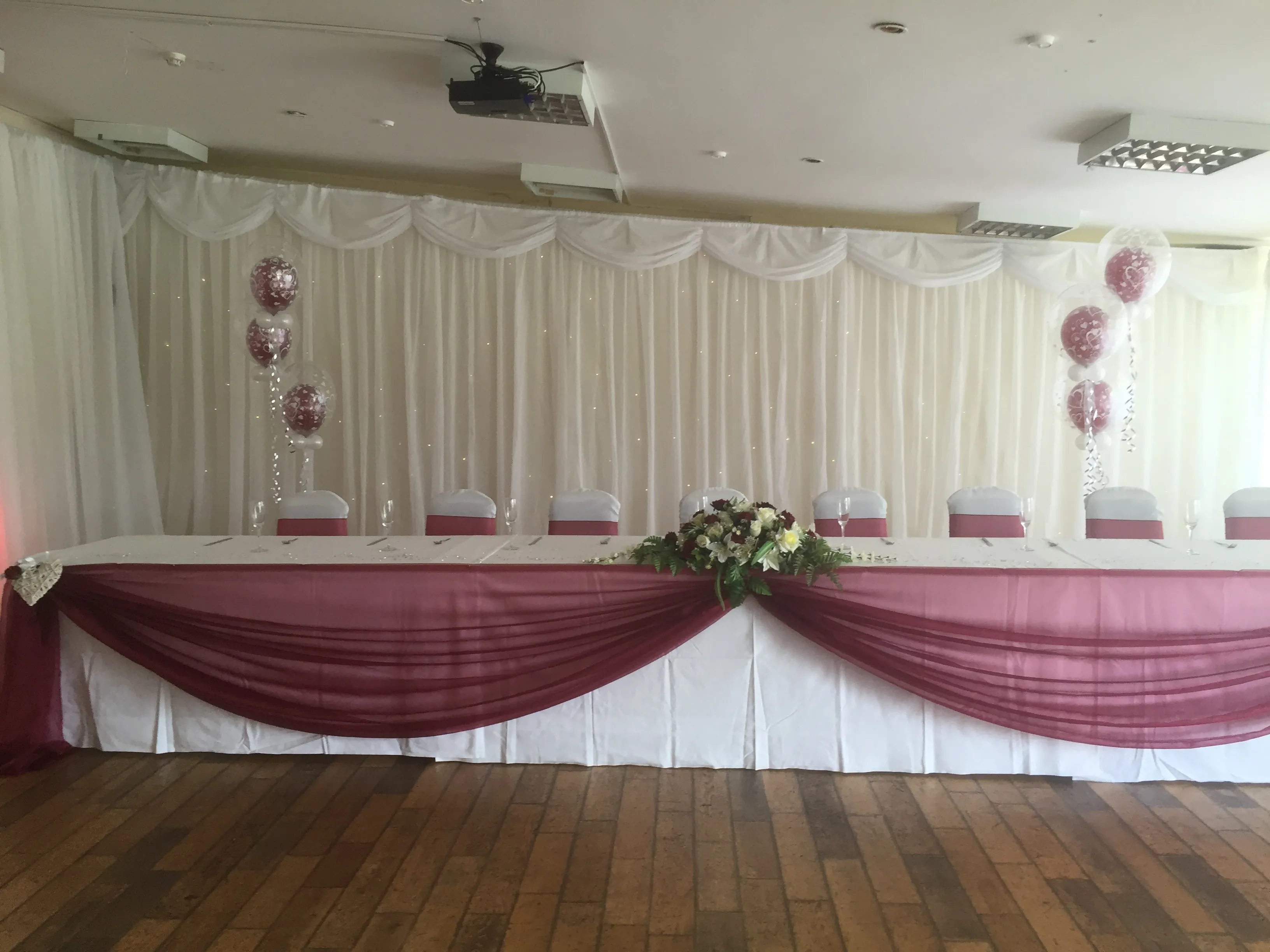 9m Premier Starlight White Backdrop