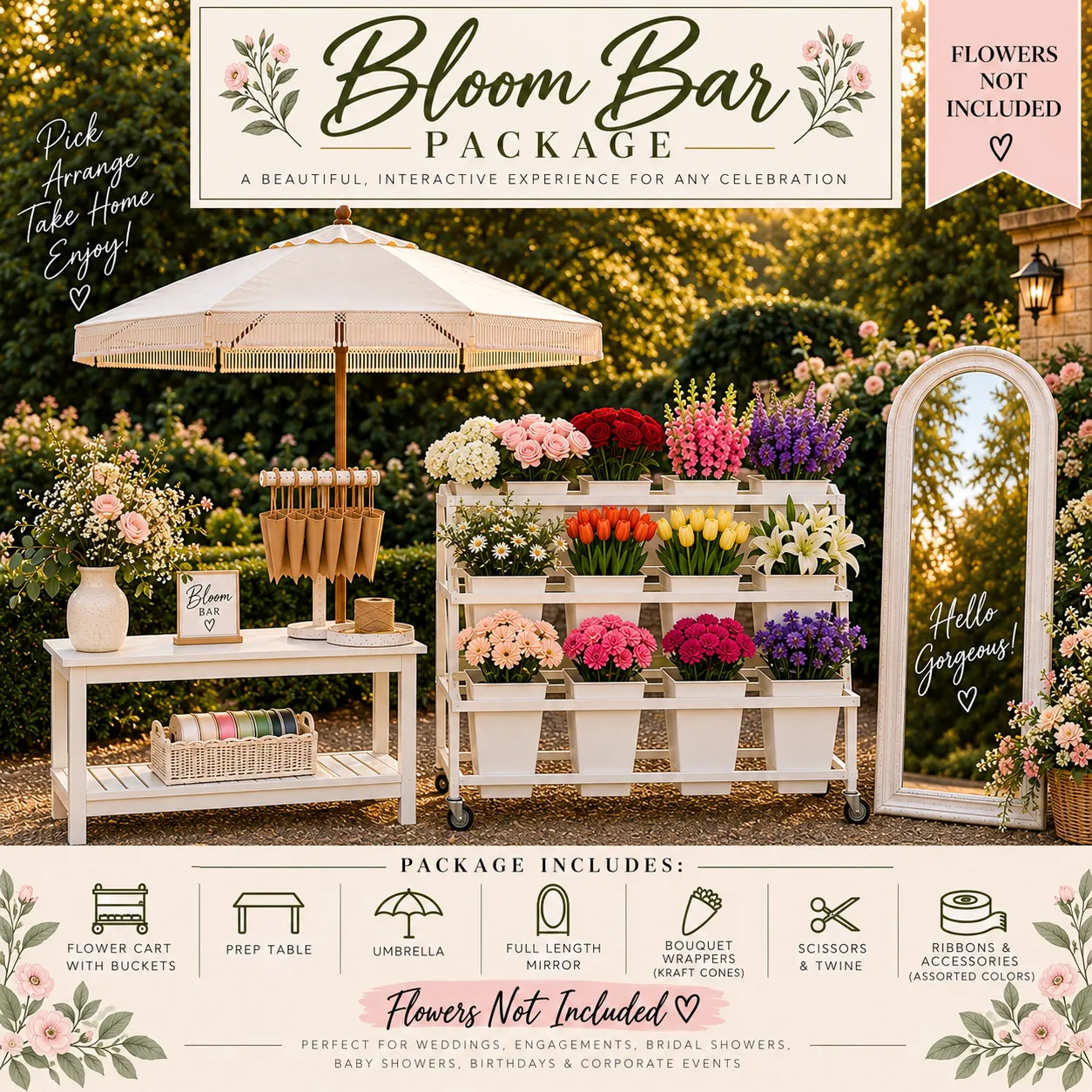 Party Carts & Bloom Bar