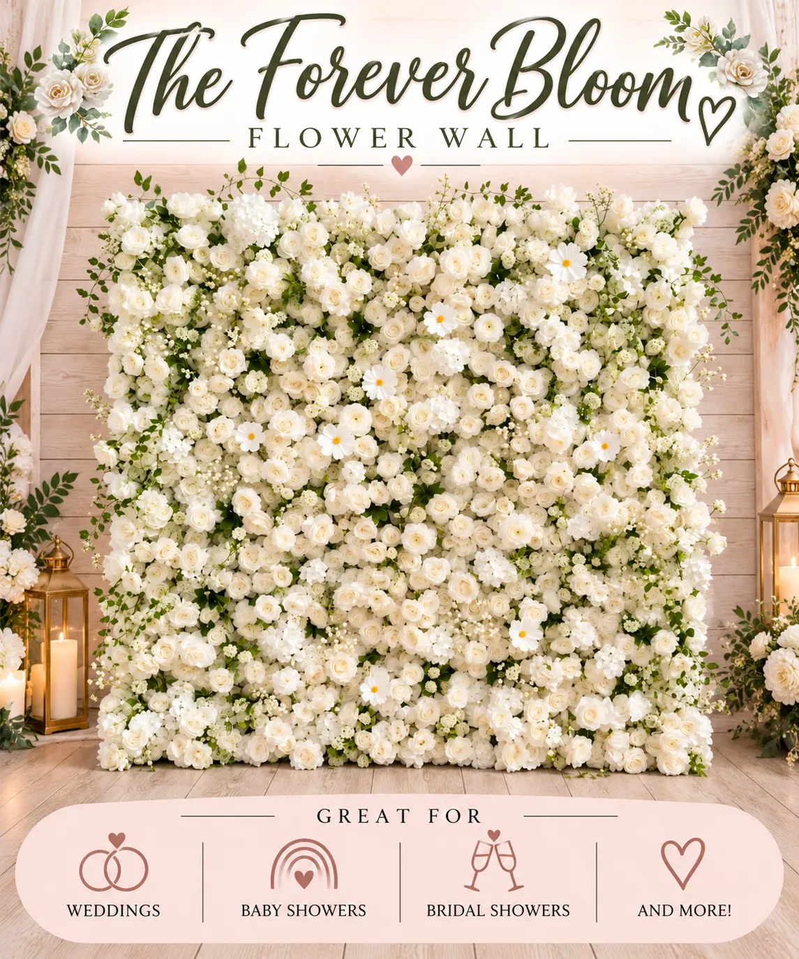 Flower Wall & Stand