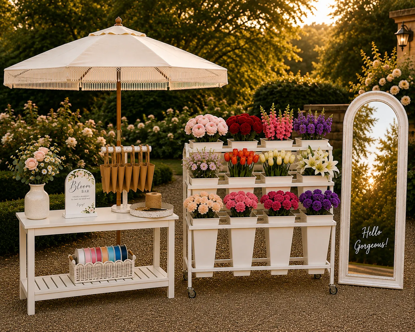 Bloom Bar Set Up