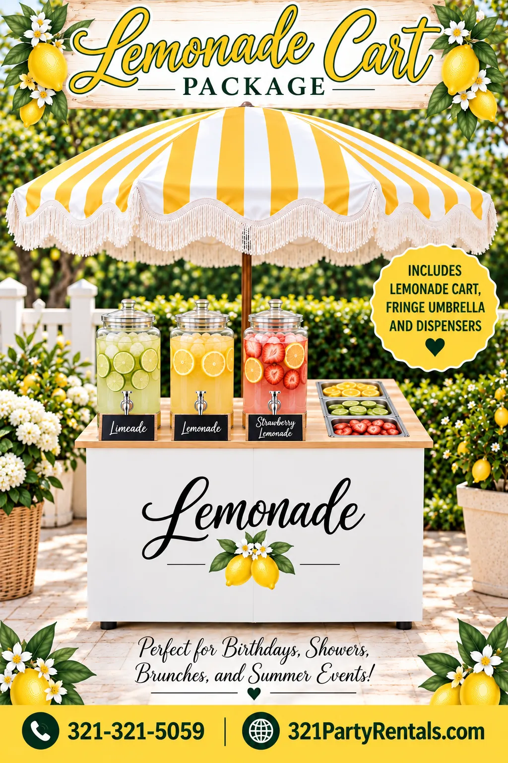 Lemonade Cart & Accessories