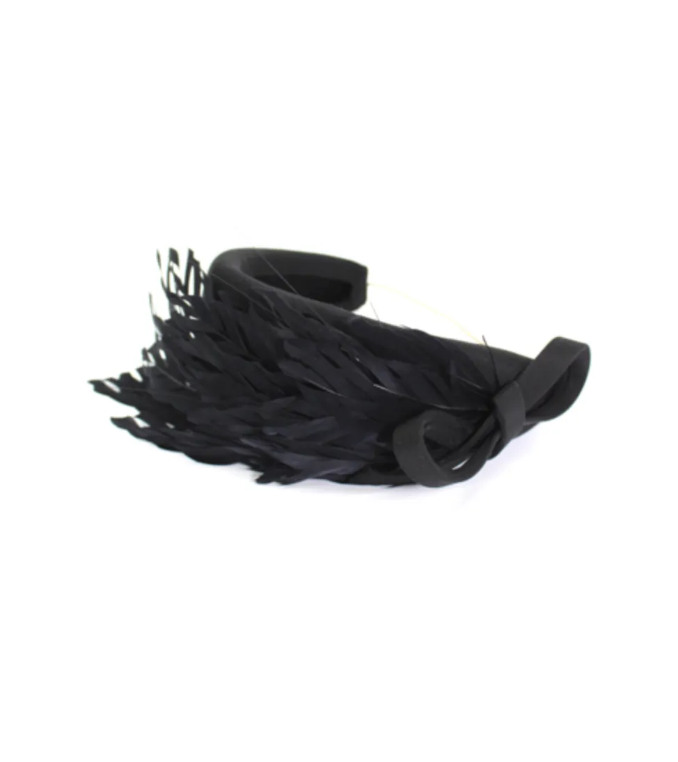 Black Feather Headband