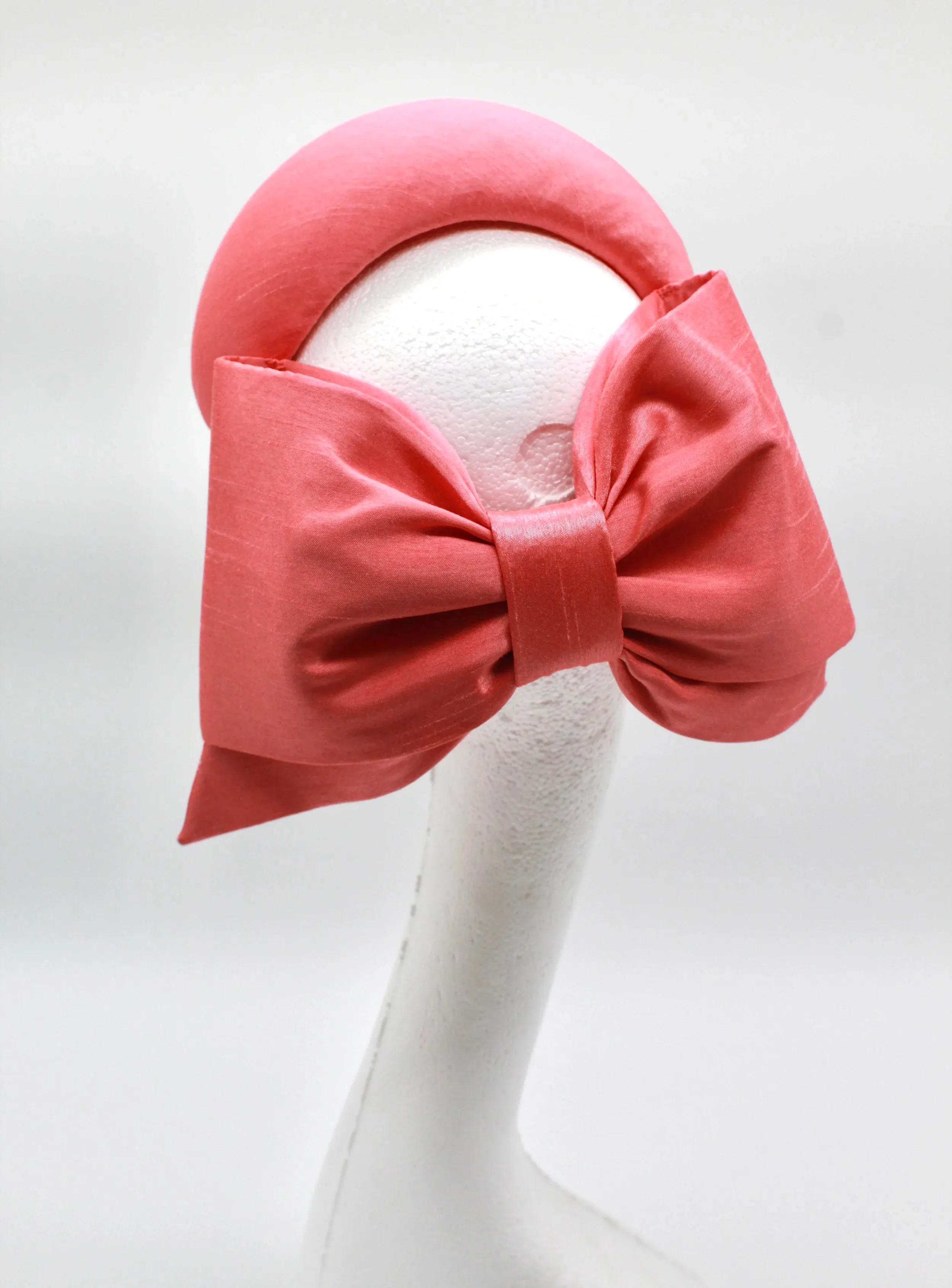 Bow Band - Coral Silk
