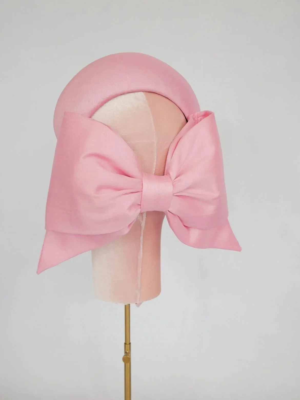 Bow Band - Pink Silk