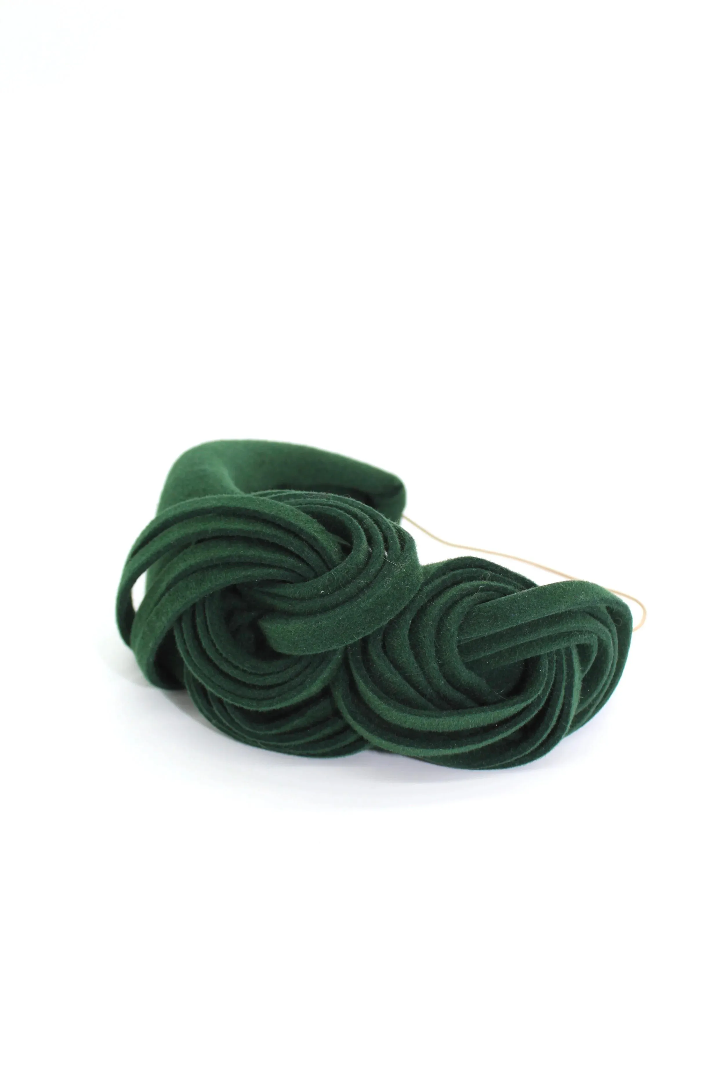 Green Felt Headband