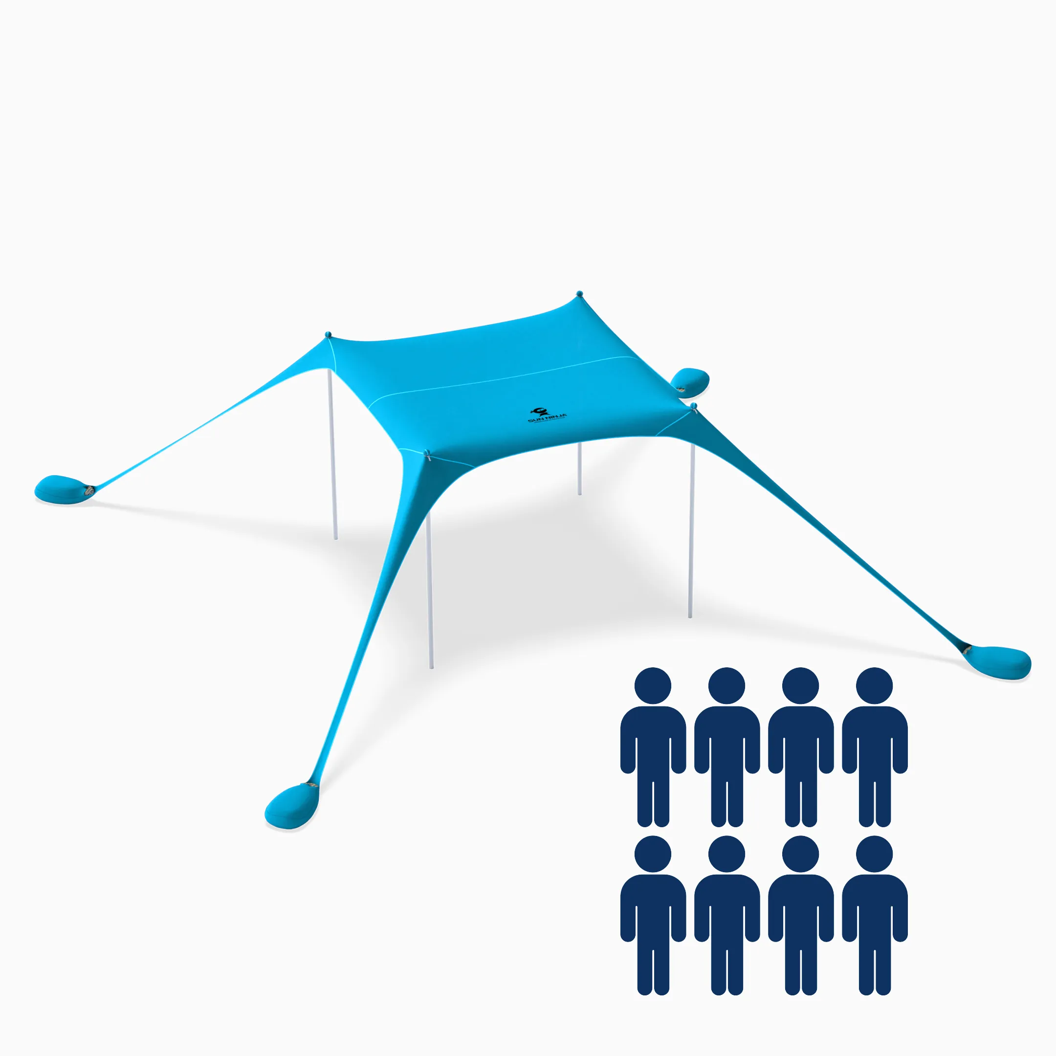 Sun Ninja Beach Tent — 8 Person
