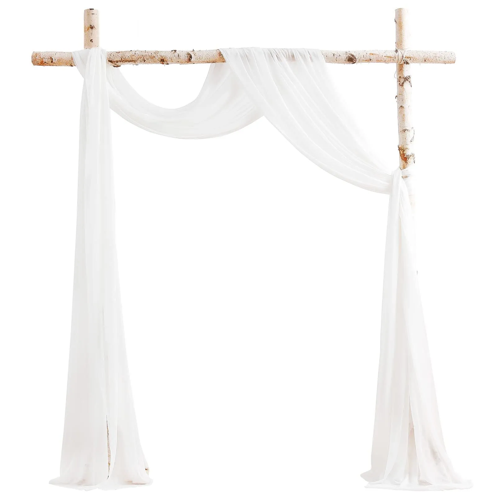 White Draping Fabric