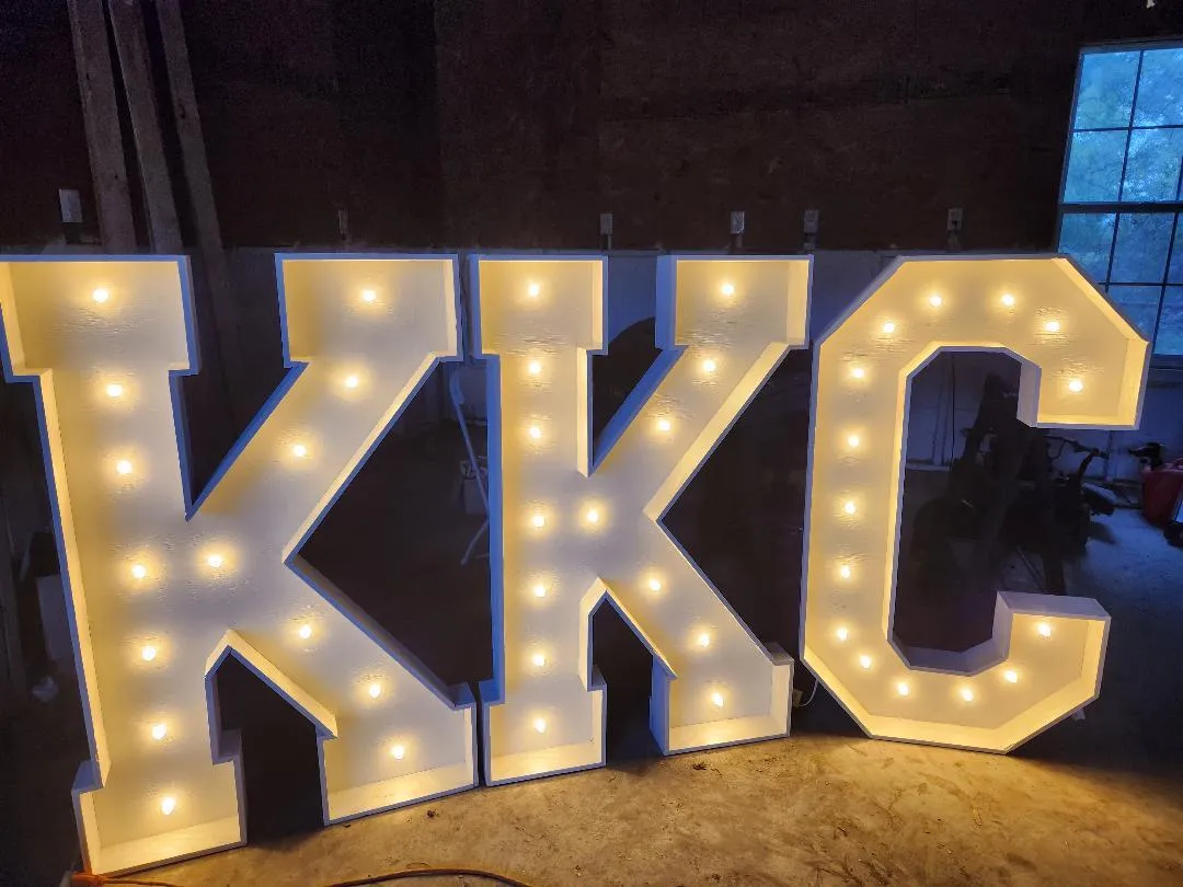 4Ft Marquee Lighted Letters